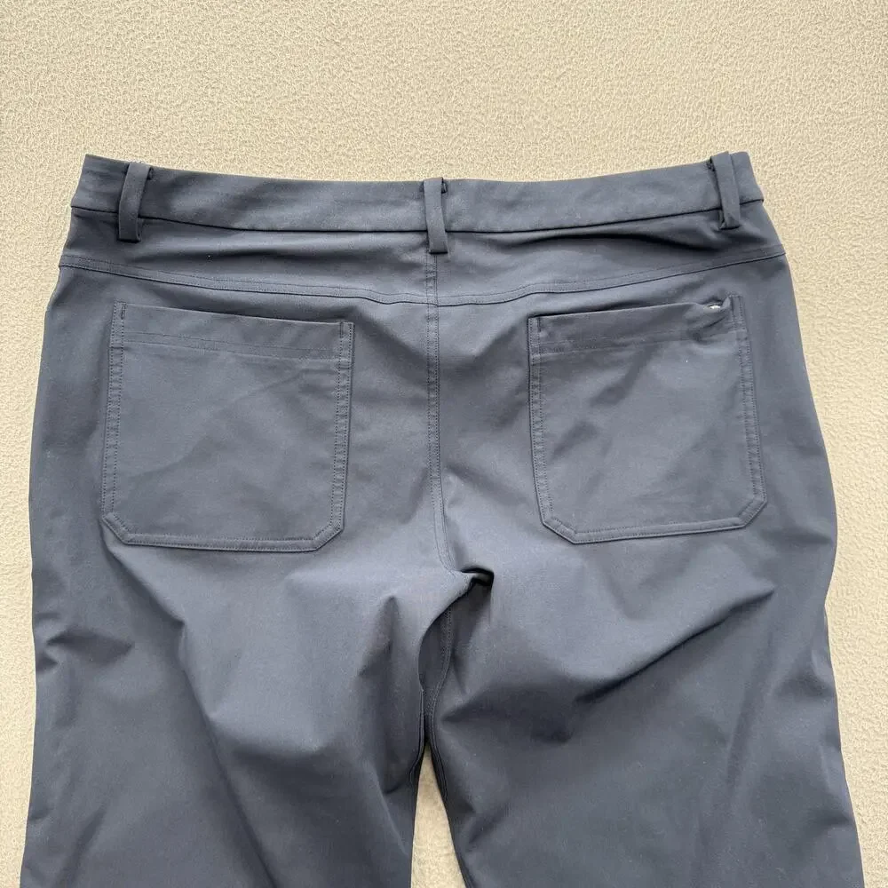 Lululemon Pants Mens 36 (Fits 37/29) Blue‎ Chino Straight Leg Stretch 5 Pocket